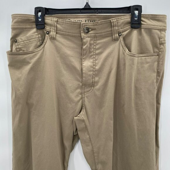 Prana Slim Fit Tan Pants Men's Size 36 - Picture 4 of 10